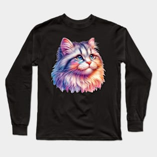 The Rainbow Cat Long Sleeve T-Shirt